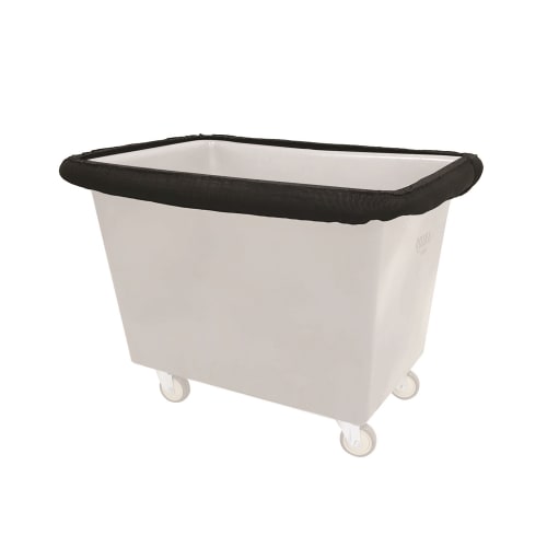 Royal Basket 16 Bushel Fitted 1-Piece Nylon Bumper for Poly Trucks, Black